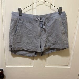 LOFT Blue Cargo Shorts Relaxed Fit